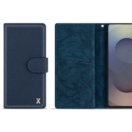 [S2B] Mia Galaxy Diary Case – Magnetic Holder, Slim Wallet Case with 9 Card Slots, 3 Bill Pockets, Wireless Charging Compatible - Made in Korea